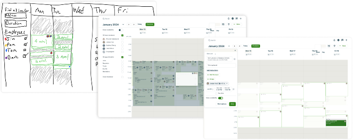 Multiple iterations and testing was key to strike a balance and avoid complex dense UI